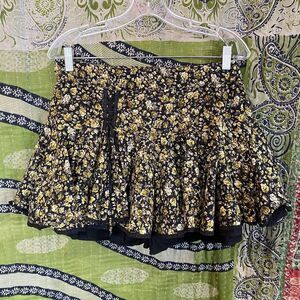 IDIS Designs Festival Sunshine Cowgirl Mini Skirt Size Medium